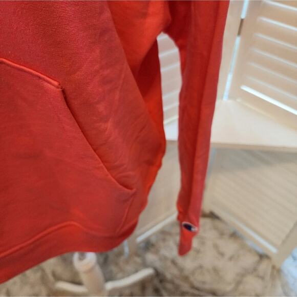 CHAMPION NEW HOODED SWEATERSHIRT WITH MULTI COLOR LETTERING SIZE LARGE - Picture 3 of 6